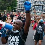 Protesters in London mourn George Floyd and blast Trump